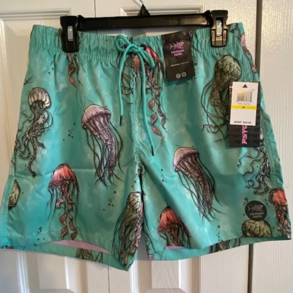 Psycho Tuna… Swim Trunks Board Pool Shorts - Medium - Picture 1 of 6